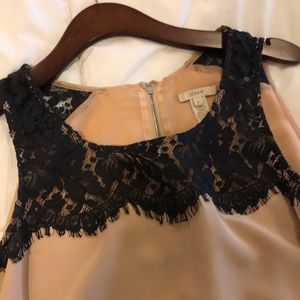 J. Crew Tops - J.Crew silk and lace blouse. J. Crew Tops - J.Crew silk and lace blouse.